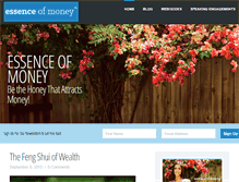 Tablet Screenshot of essenceofmoney.com